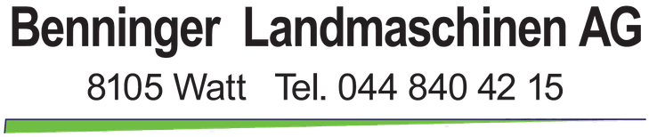 benninger landmaschinen ag - watt